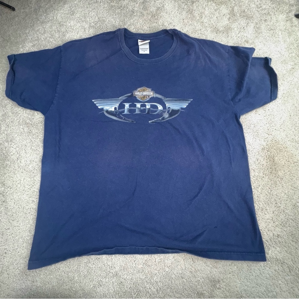 Harley-Davidson Smoky Mountain TN Graphic‎ T-shirt Double Sided Y2K 2005